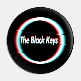 Glitch art - The Black Keys Pin