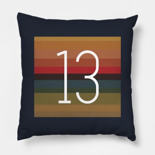 13th Doctor Stripes Pillow