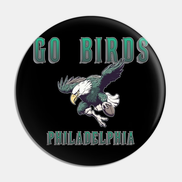 Go Birds Pin by lospaber