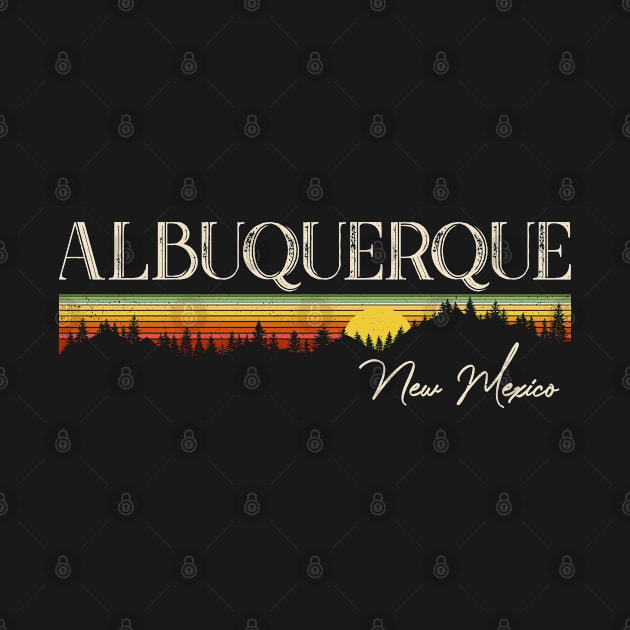 Albuquerque New Mexico Retro Vintage Custom by aavejudo