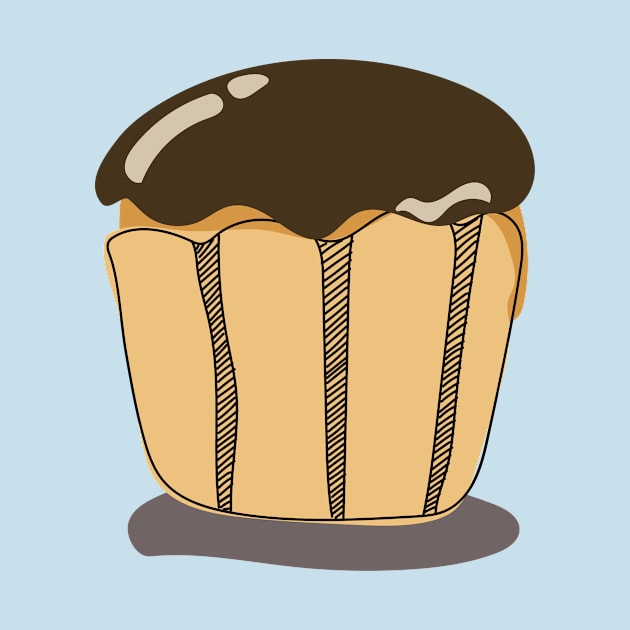 Cupcake chocolate by Tjstudio