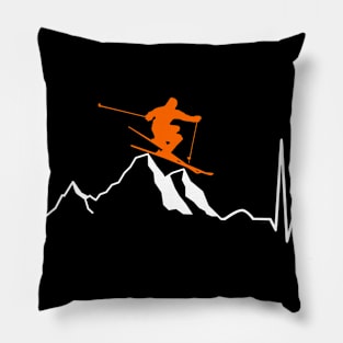 Heartbeat Skiing Pillow