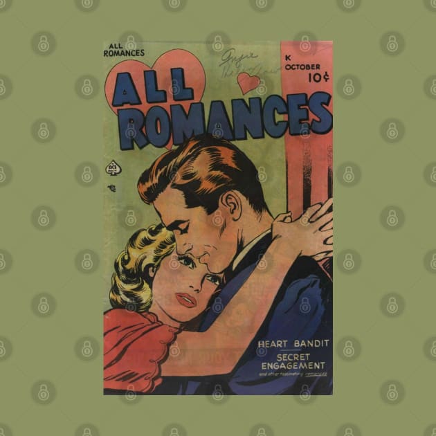 All Romances Classic Comic Book Cover by Slightly Unhinged