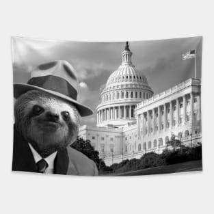 Sloth in Washington DC Tapestry