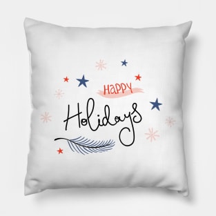 Happy holidays Pillow