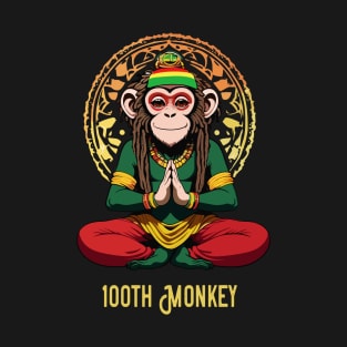 Reggae Zen Monkey: 100th Monkey Edition T-Shirt