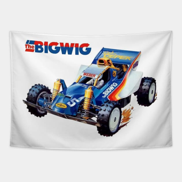 Classic Radio Controlled Race Car - BigWig Tapestry by Starbase79