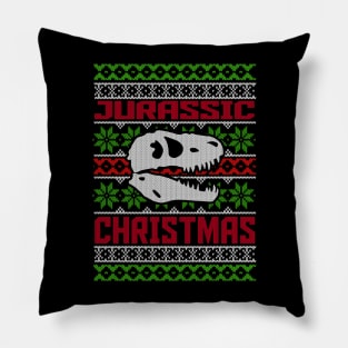 JURASSIC DINOSAUR - Ugly Christmas sweater Pillow