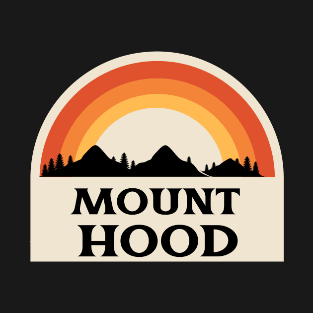 Mount Hood Retro by Insert Place Here