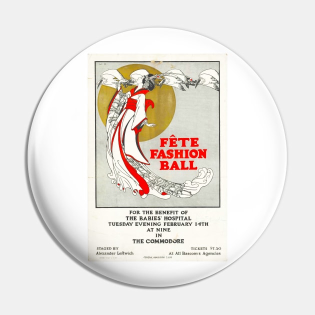 Fête Fashion Ball Pin by pocketlama