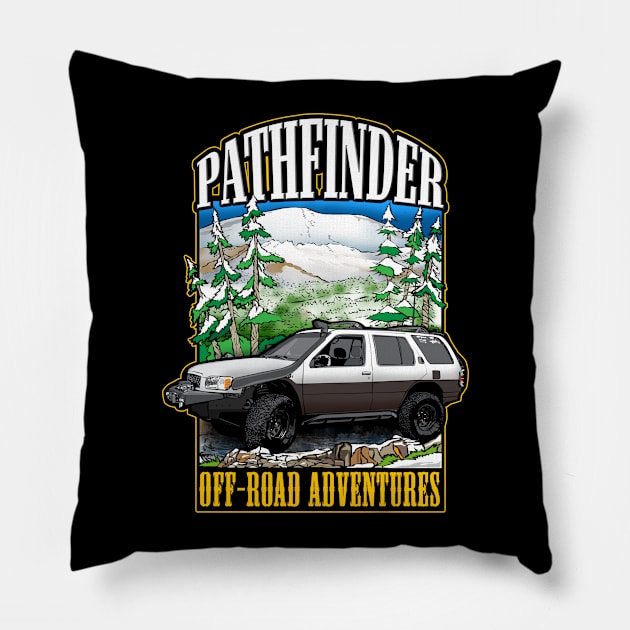 1999 NISSAN PATHFINDER Pillow by Amra591