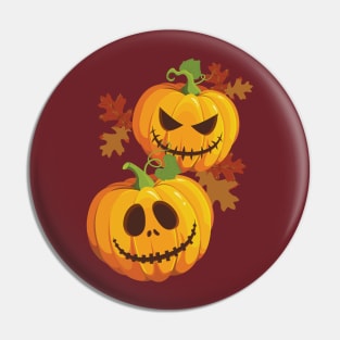 Halloween Jack O Lantern Oak Sweets Pin