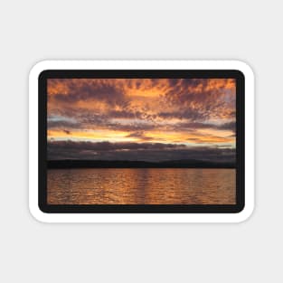 Summer Sunset on the Beagle Channel Magnet