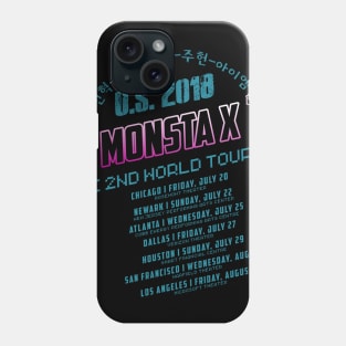 MONSTA X U.S. 2018 THE 2ND WORLD TOUR Phone Case