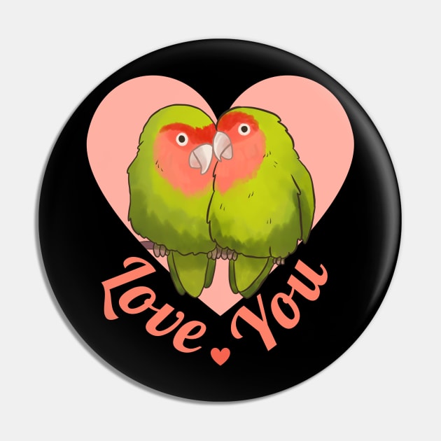 Cute love birds I love you for valentines day Pin by Yarafantasyart