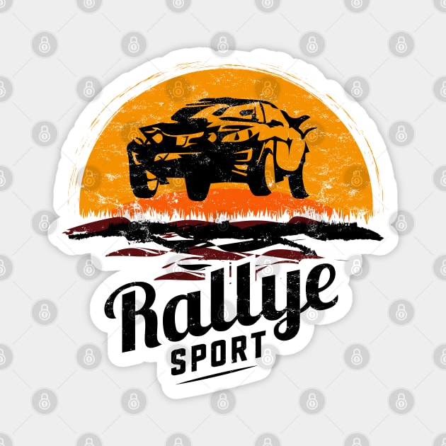 Rallye sport Magnet by BigWildKiwi