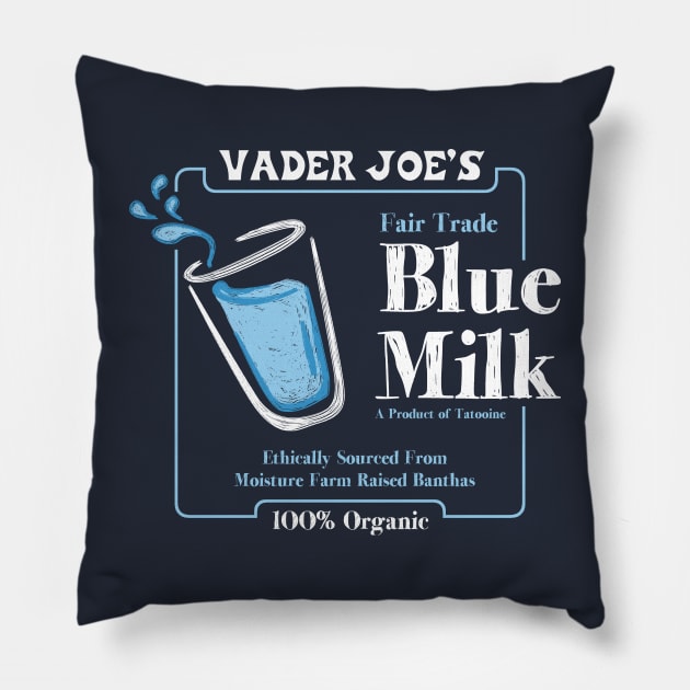 Vader Joe's Blue Milk Pillow by graffd02