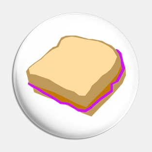 peanut butter and jelly sandwich Pin