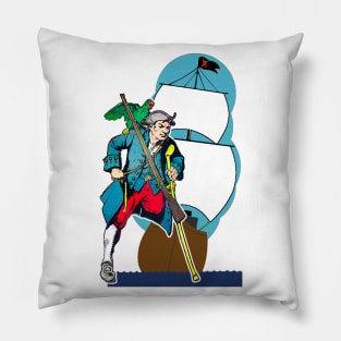 Boat with Pirate Pillow