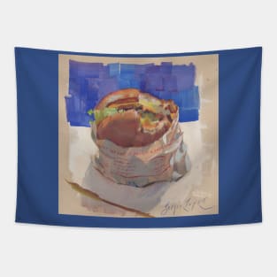 Cheeseburger Tapestry