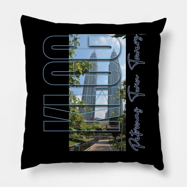 KLCC Malaysia Pillow by TeeText