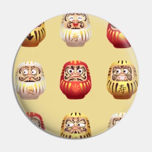 Daruma Dolls Pin