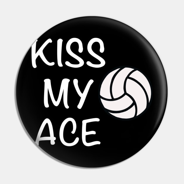 Volleyball Ace Pin by RayRaysX2