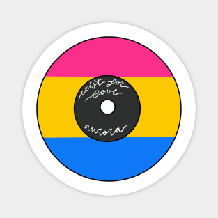 LGBT Pansexual vynil - YELLOW Magnet