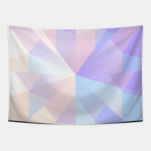 Crystals of Soft Pastel Colors Tapestry