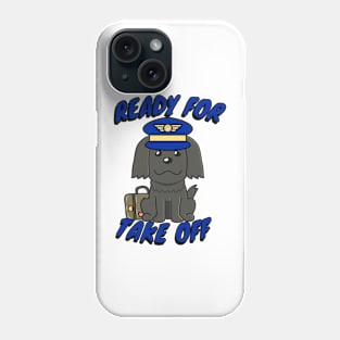 Funny Sheepdog is a pilot Phone Case