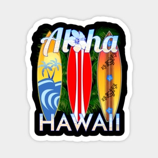 Hawaiian Islands Aloha Hawaii Surf Magnet
