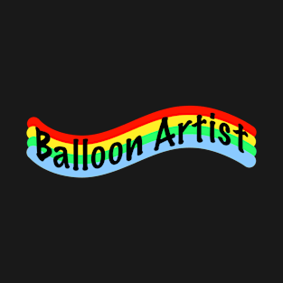Balloon Artist Balloons in Bright Colors T-Shirt