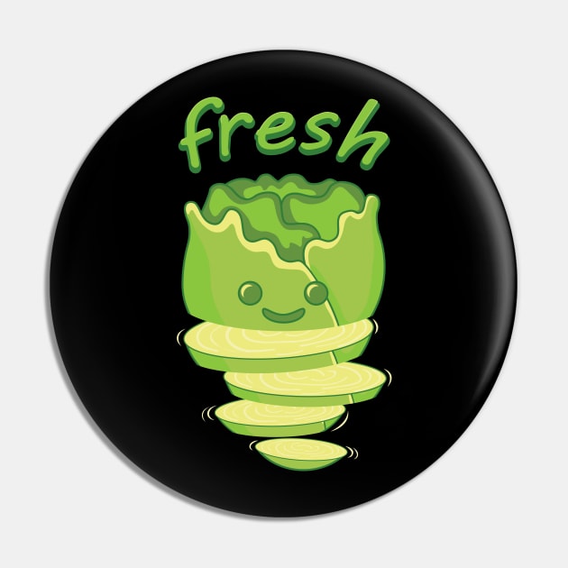 Fresh - Vegetables Pin by Jaxt designs