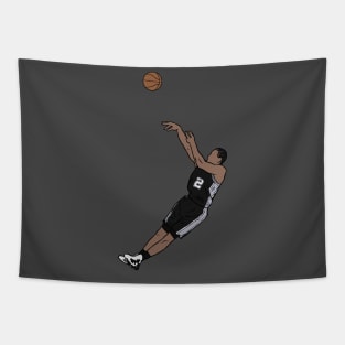 Kawhi Leonard Fadeaway Meme Tapestry