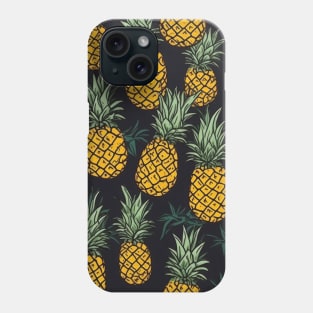 Yellow Pineapples Pattern Phone Case