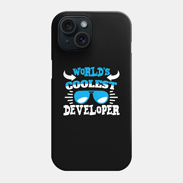 World´s Coolest Developer Phone Case by Schimmi