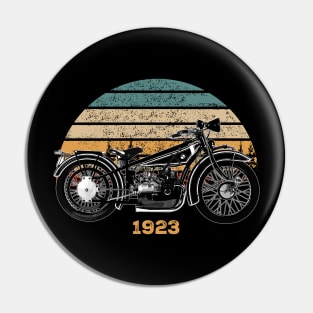 1923 R32 Vintage Motorcycle Design Pin