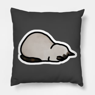 Faceplant Cat Pillow