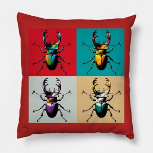 Stag Beetle - Cool Insect Pillow