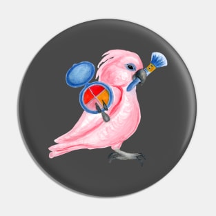 Pink Parrot Beauty Pin