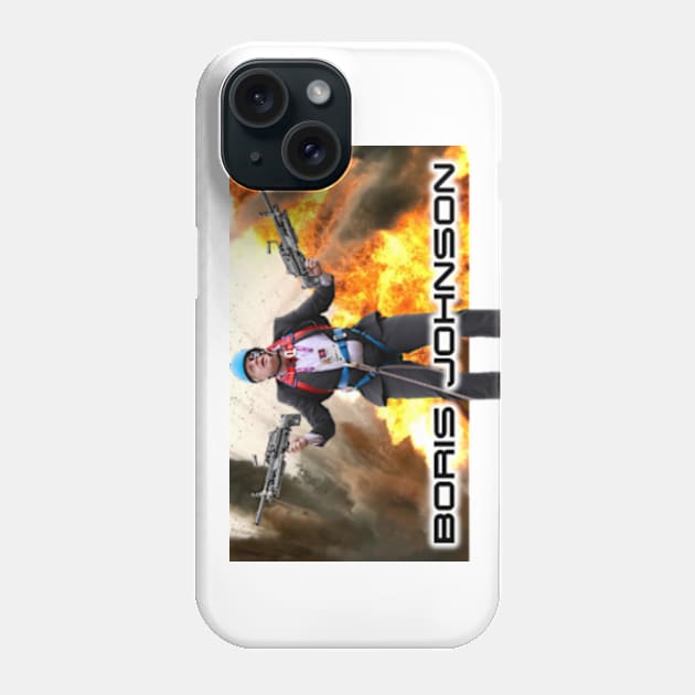 Boris Johnson - Here To Save The Day. Phone Case by Therouxgear