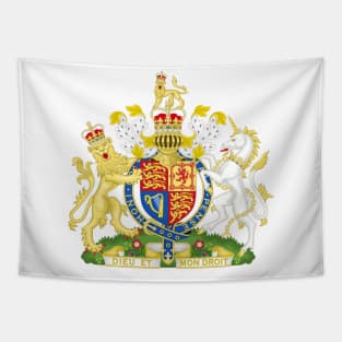 Royal Coat of Arms of the United Kingdom Tapestry