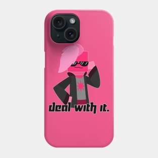 Cubonic says "Deal with it" Phone Case