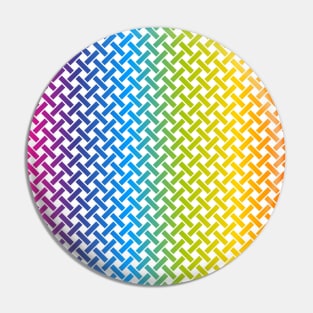 Full Spectrum Weave Pattern (White) Pin