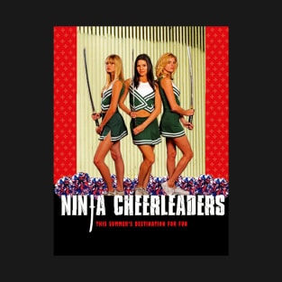 Classic Martial Arts Movie Poster - Ninja Cheerleaders T-Shirt