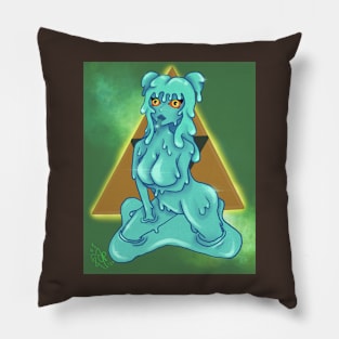 Adventurous Nerd Slime Girl Pillow