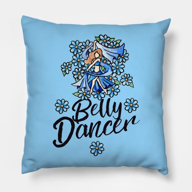 Belly Dancer Pillow by bubbsnugg