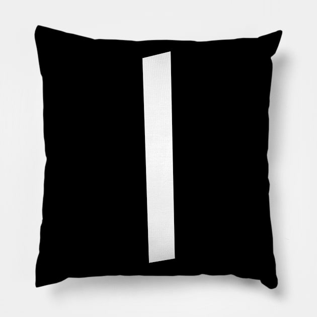 I – Greek Mythology - White Letter I Pillow by Mythology Masters