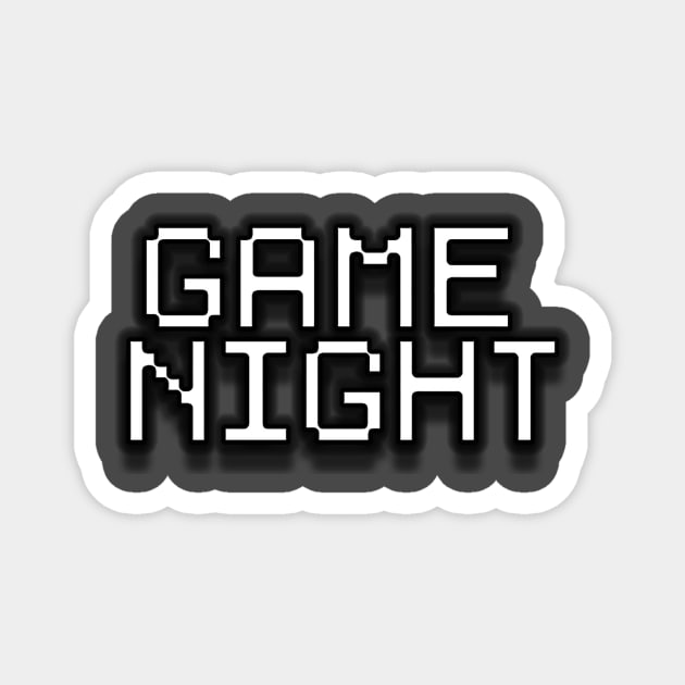 Game Night Magnet by Art Comedy Pop-Culture Network!