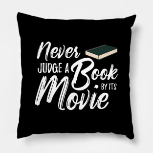 Never Judge A Book By Its Movie Pillow